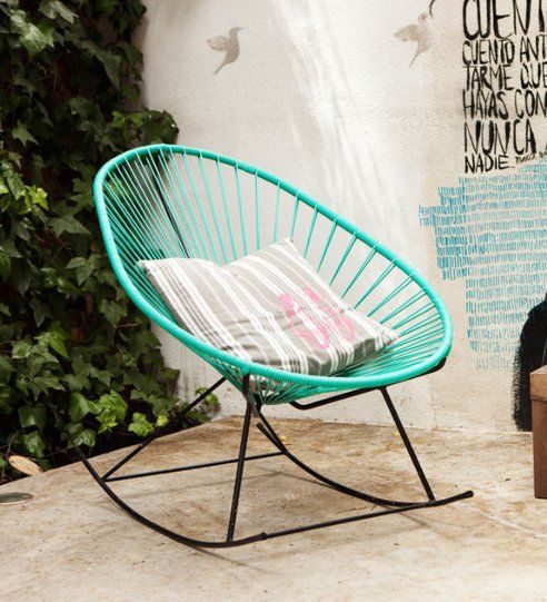 A modern garden chair instantly jazzes up any patio