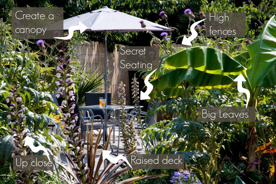 how to create the perfect jungle garden