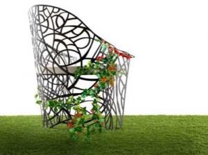 Metal garden chair